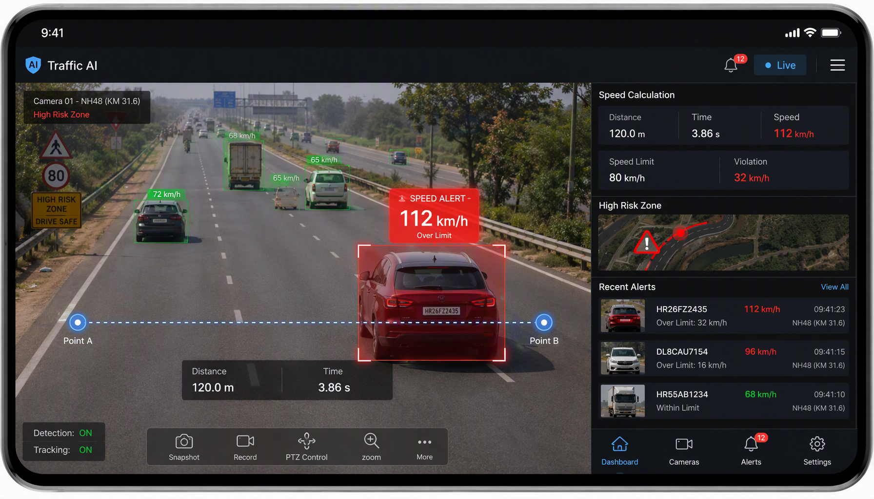 Speeding Detection